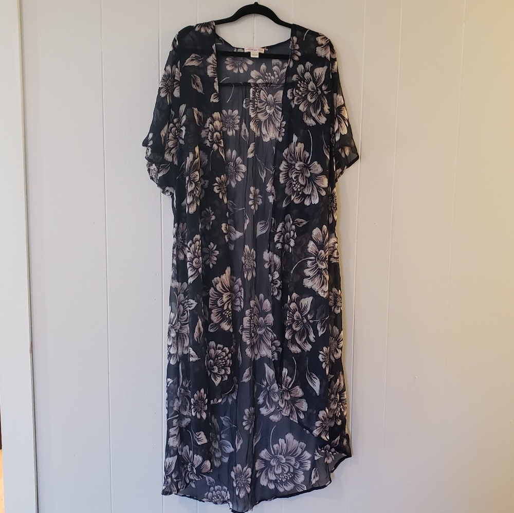 Full Length Floral Kimono